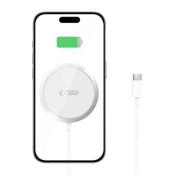 Ładowarka MagSafe Tech-Protect QI15W-A34 Biała 15W USB-C