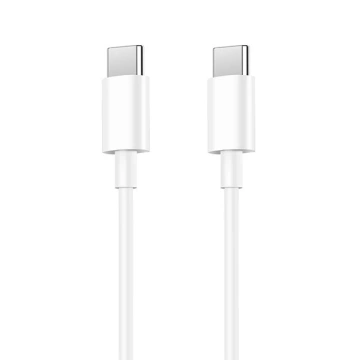 Kabel USB Typ-C do Typ-C PD 20W 2m Biały Denmen Szybkie Ładowanie