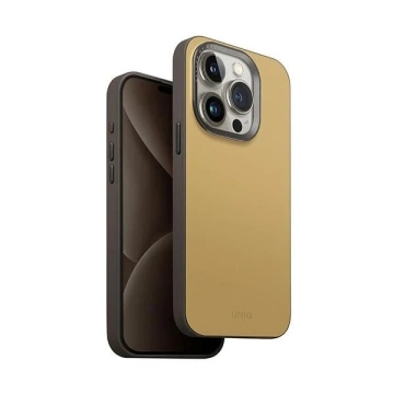 Etui do iPhone 15 Pro Max UNIQ Lyden DS MagSafe Żółto-szare