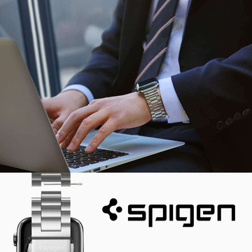 Spigen Modern Fit Band Apple Watch 4/5/6/7/8/Se/Ultra (42/44/45/49 mm) Silber