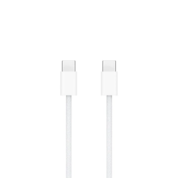 Kabel Apple USB-C do USB-C 1m, 60W, biały, trwały, oryginalny