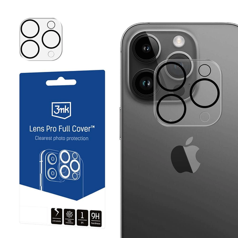 Osłona na aparat do Apple iPhone 11 Pro/11 Pro Max - 3mk Lens Pro Full Cover
