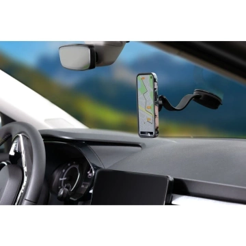Uchwyt Samochodowy Ładowarka MagFlex magnetyczny MagSafe czarny