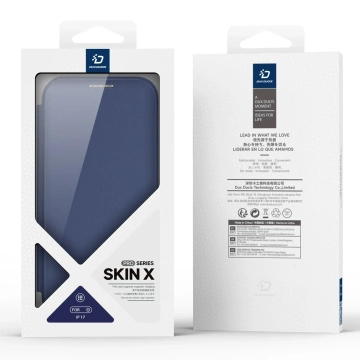 Etui do iPhone 17 Air Dux Ducis Skin X Pro MagSafe Portfel Niebieskie