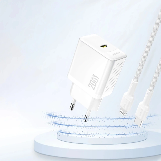 Dudao PD20W GaN USB-C Wandladegerät | Schnelles Laden - Weiß