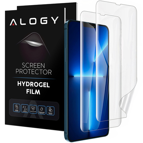 2x Alogy Hydrogel Film Hydrogel Film Telefonschutzhülle für Realme 7