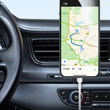 Uchwyt samochodowy na telefon ładowarka indukcyjna QI USAMS Magnetic Car Wireless Charging 15W do kratki (US-CD170) 