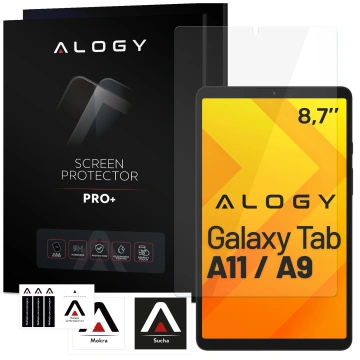 Szkło hartowane do Samsung Galaxy Tab A11 (X130/X135) / A9 2023 8.7" (X110/X115) na ekran Alogy Screen Protector Pro+ 9H