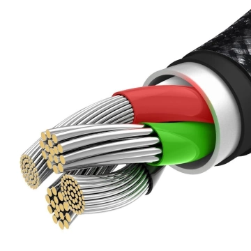Baseus Tungsten 3in1 Kabel USB - USB Type C / Lightning / Micro USB 3,5 A 1,5 m schwarz (CAMLTWJ-01)