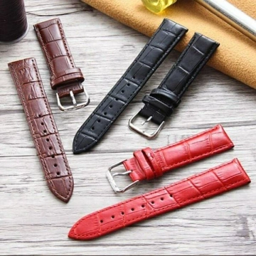 Pasek do smartwatcha pasek uniwersalny Croco do 22mm brązowy/brown