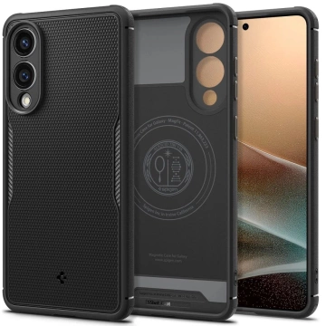 Schutzhülle für Samsung Galaxy S25 Edge Spigen Core Armor Mag Schwarz