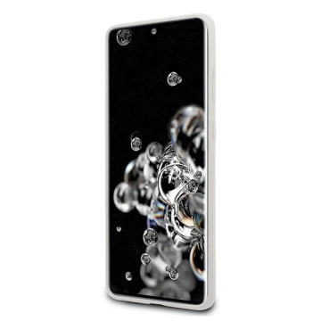 Etui na telefon US Polo Silicone Collection do Samsung Galaxy S20 Ultra biały/white