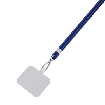 Universelles Smartphone-Lanyard 3mk EasyClip Dunkelblau (Silber)