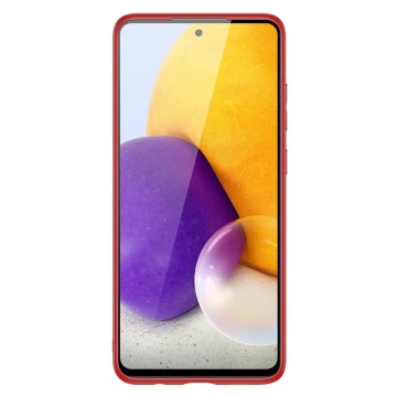 Dux Ducis Yolo elegante Hülle aus ökologischem Leder für Samsung Galaxy A72 4G rot