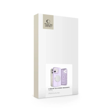 Etui Tech-Protect Liquid Silicone MagSafe iPhone 16 Pro Max Mauve