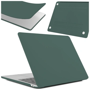 Etui do Apple Macbook Air 13.6 2022-2025 (M2/M3/M4) – elastyczna, matowa obudowa ochronna, lekka i odporna – Alogy AirGuard™ Zielony