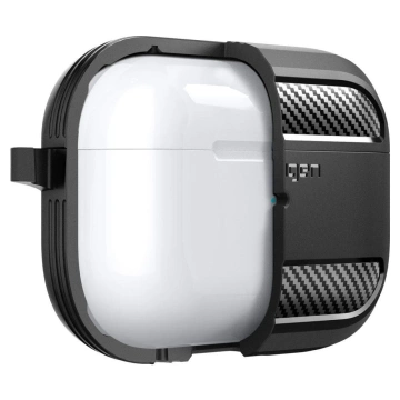 Etui ochronne Spigen Rugged Armor für Apple AirPods Pro 1 / 2 Mattschwarz