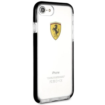Etui na telefon Ferrari Hardcase iPhone 7/8 SE 2020 / SE 2022 Shockproof transparent black