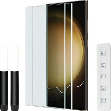2x Szkło Hartowane UV do Samsung Galaxy S23 Ultra na cały ekran UVTG+ 2-PACK