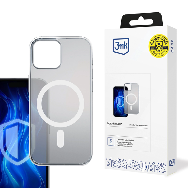 Etui na Apple iPhone 14 3mk Frosty MagCase White