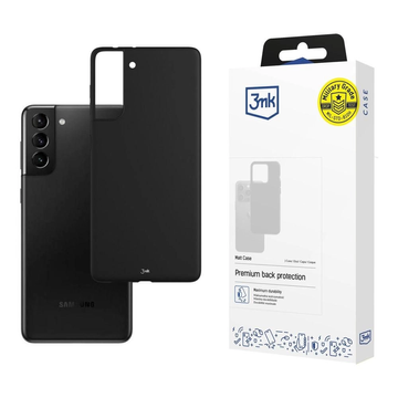 Mattes Gehäuse 3mk Matt Phone Resistant Case für Samsung Galaxy S21 5G Schwarz