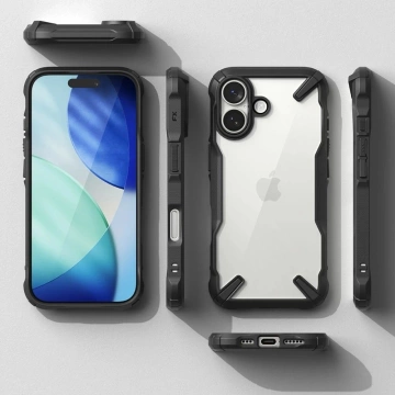 Etui Ringke Fusion X na iPhone 17 - czarne