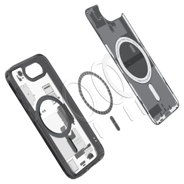 Etui do iPhone 16e Spigen Ultra Hybrid Mag MagSafe Zero One Black