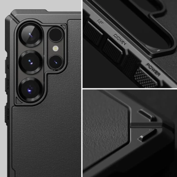 Etui für Samsung Galaxy S25 Ultra Schwarz Ringke Rugged Gear