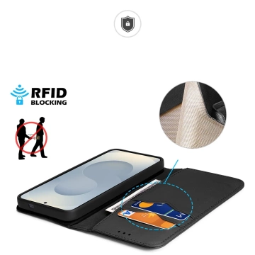 Etui Dux Ducis Hivo na Samsung Galaxy S25 Edge z klapką ochrona RFID 