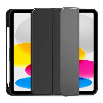 Etui ochronne Alogy Book Cover Pencil Case obudowa z miejscem na rysik do Apple iPad Air 6 2024 11" / 4 2020 / Air 5 2022 10.9" Czarne