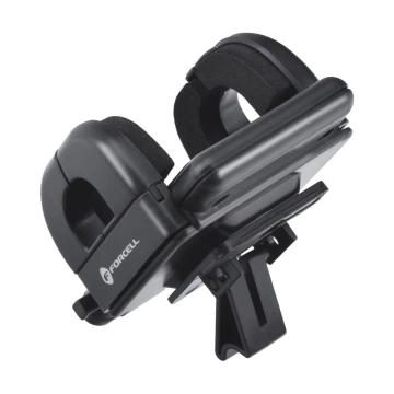 Uchwyt Samochodowy Forcell Regular 2w1 Kratka/Szyba Ramię 27 cm Czarny