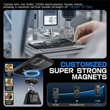 Etui Supcase UB Mag MagSafe für iPhone 16 Schwarz