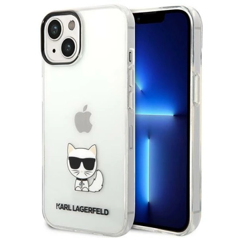 Etui ochronne na telefon Karl Lagerfeld KLHCP14MCTTR do Apple iPhone 14 Plus 6,7" hardcase przeźroczysty/transparent Choupette Body