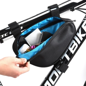 Wozinsky Fahrradrahmentasche 1,5 l schwarz (WBB11BK)