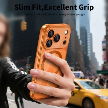 Etui Ochronne do iPhone 17 Pro Max Tech-Protect MagFlex MagSafe Shiny Cosmic Orange