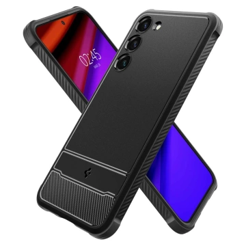 Etui na telefon Spigen Rugged Armor do Samsung Galaxy S23+ Plus Matte Black