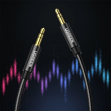 Kabel UGREEN audio 2 x mini jack 3,5mm 2m czarny (50363 AV112)