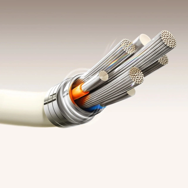 Joyroom S-A53 30W USB-C auf Lightning Kabel 1,2m Fluoreszierendes Beige
