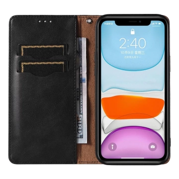Magnet Strap Case Hülle für iPhone 13 Mini Pouch Wallet Mini Lanyard Pendant Schwarz