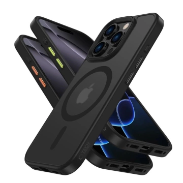 Etui do iPhone 16 Pro Max Tech-Protect MagMat MagSafe 3-Set Czarny Mat