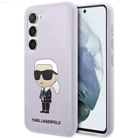 Etui Karl Lagerfeld KLHCS23MSNIKBCU do Samsung Galaxy S23+ Plus S916 hardcase Silicone Ikonik