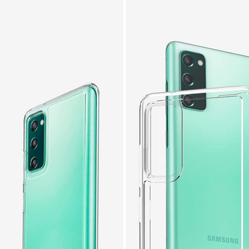 Etui Spigen Ultra Hybrid do Samsung Galaxy S20 FE Crystal Clear + Szkło Alogy Full