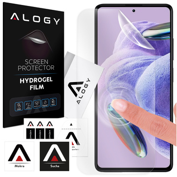 Folia Hydrożelowa do Xiaomi Redmi Note 8/ 8T/ 8 Pro/ 9/ 9S/ 10/ 10 Pro/ 11/ 11S/ 12/ 12 Pro ochronna na telefon na ekran Alogy Hydrogel Film