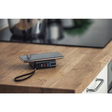 Ładowarka podróżna POWERBANK Forcell 5w1 10000mAh PD QC Wireless 