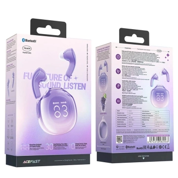 Acefast T9 Bluetooth 5.3 In-Ear-Kopfhörer (kabellos) – Lila