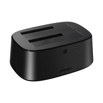 Ugreen CM198 50857 Dockingstation mit USB 3.0 für SATA 2,5" 3,5" SSD HHD Netzteil EU - Schwarz