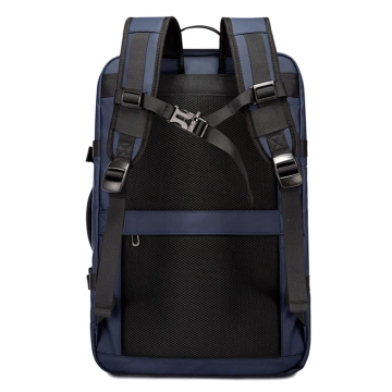 Reiserucksack Bange BackPack Business erweiterbarer Rucksack Geräumige Tasche für 17,3-Zoll-Laptop mit USB-Anschluss Schwarz