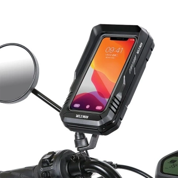 WILDMAN FK3 Fahrrad-Lenkertasche Wasserdicht Schwarz