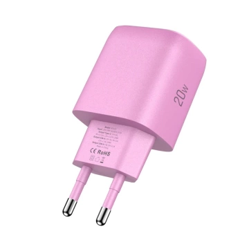 Ładowarka Sieciowa 2xUSB Tech-Protect NCA20 20W PD QC3.0 Różowa