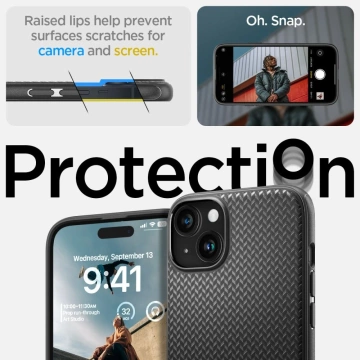 Etui Spigen Mag Armor Magsafe do Apple iPhone 15 Matte Black
